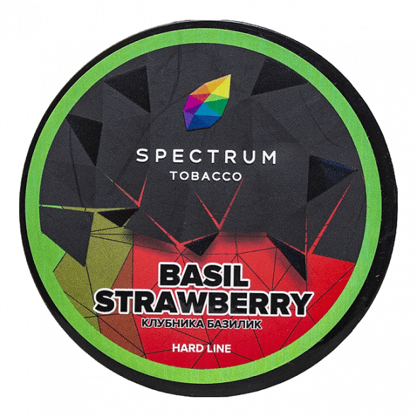 Табак Spectrum Hard - Basil Strawberry (Клубника Базилик, 200 грамм) купить в Самаре