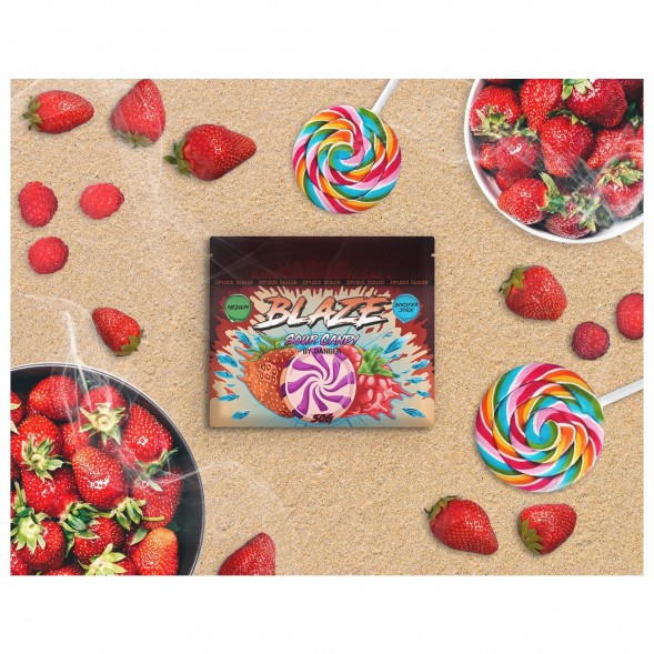 Смесь Blaze Medium - Sour Candy (Кислые конфеты, 50 грамм) купить в Самаре