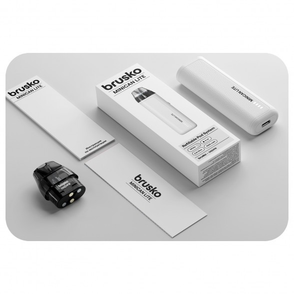 Электронная сигарета Brusko - Minican LITE (White) купить в Самаре