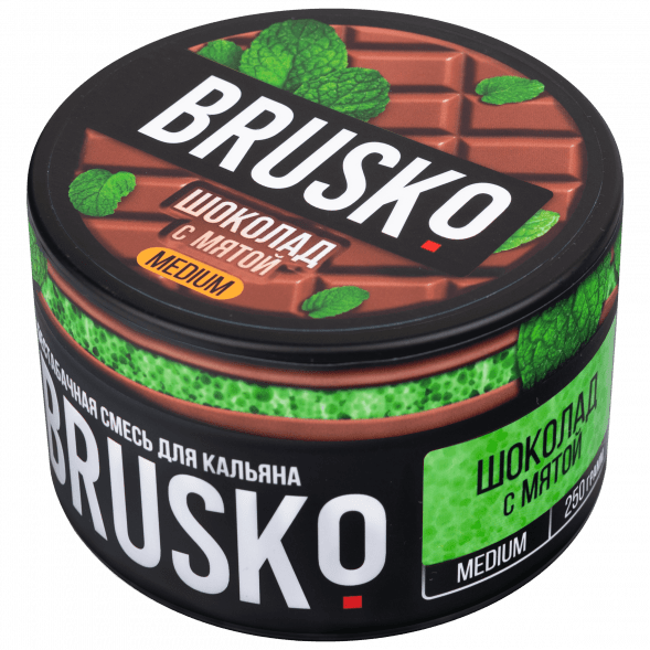 Смесь Brusko Medium - Шоколад с Мятой (250 грамм) купить в Самаре