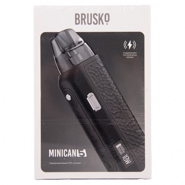 Электронная сигарета Brusko - Minican 5 (Чёрный) купить в Самаре