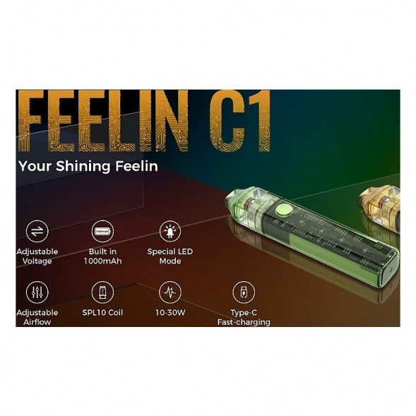 Электронная сигарета Brusko - Feelin C1 (Голубой) купить в Самаре