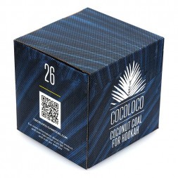 Уголь CocoLoco (26 мм, 64 кубика)