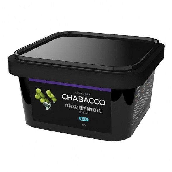 Смесь Chabacco MEDIUM - Ice Grape (Освежающий Виноград, 200 грамм) купить в Самаре
