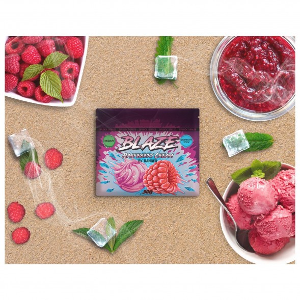 Смесь Blaze Medium - Raspberry Cream (Малиновое Мороженное, 50 грамм) купить в Самаре