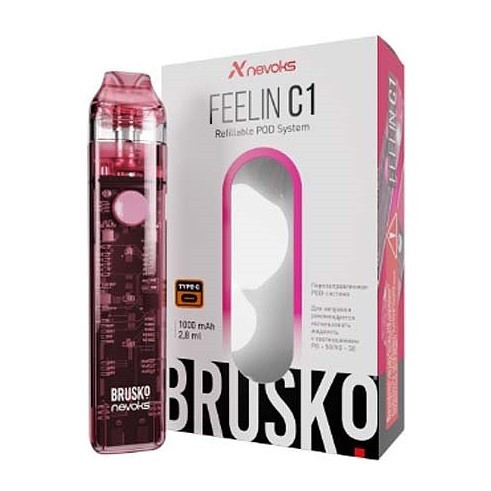 Электронная сигарета Brusko - Feelin C1 (Розовый) купить в Самаре