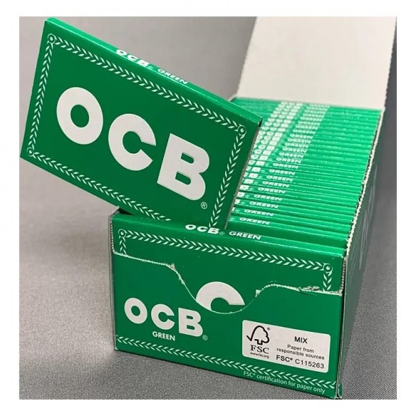 Бумага для самокруток OCB - №8 Double Green (100 штук) купить в Самаре