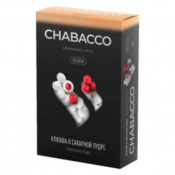 Смесь Chabacco MEDIUM - Cranberries in Sugar (Клюква в Сахарной Пудре, 50 грамм)