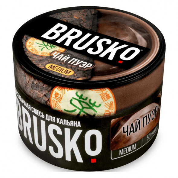 Смесь Brusko Medium - Чай Пуэр (50 грамм) купить в Самаре
