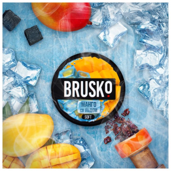 Смесь Brusko Medium - Манго со Льдом (50 грамм) купить в Самаре