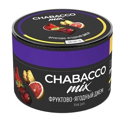 Смесь Chabacco MIX MEDIUM - Pink Jam (Фруктово-Ягодный Джем, 40 грамм) купить в Самаре
