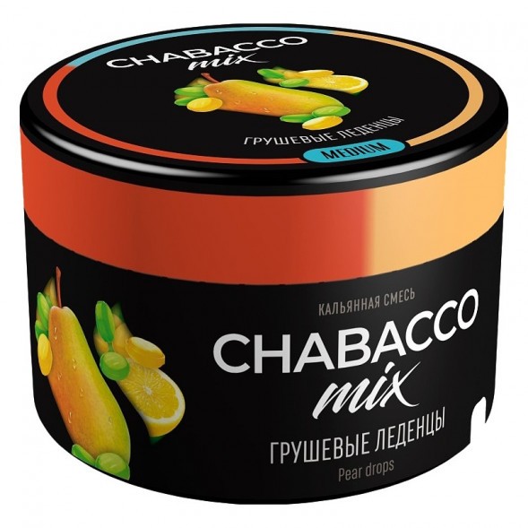 Смесь Chabacco MIX MEDIUM - Pear Drops (Грушевые Леденцы, 40 грамм) купить в Самаре