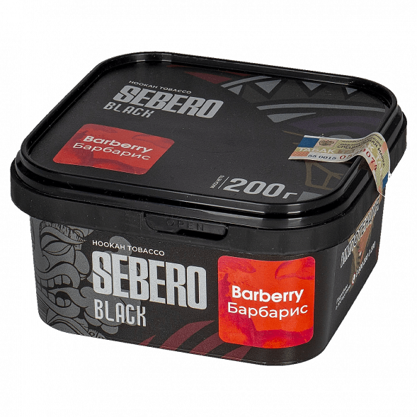 Табак Sebero Black - Barberry (Барбарис, 200 грамм) купить в Самаре