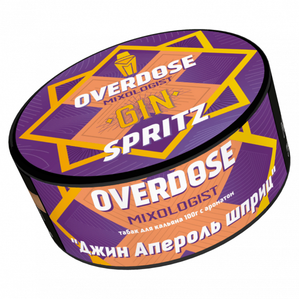 Табак Overdose - Gin Spritz (Джин Апероль Шприц, 100 грамм) купить в Самаре