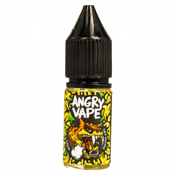 Жидкость Angry Vape Salt - Тигр Матрац (Банан, 10 мл, 2 мг) купить в Самаре