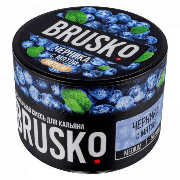 Смесь Brusko Medium - Черника с Мятой (50 грамм) купить в Самаре