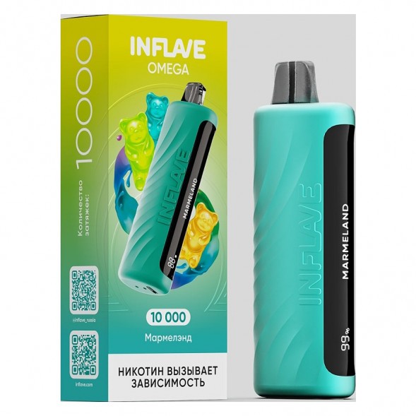 INFLAVE OMEGA - Мармелэнд (Marmeland, 10000 затяжек) купить в Самаре
