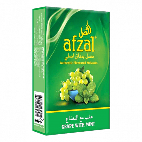 Табак Afzal - Grape with Mint (Виноград с Мятой, 40 грамм) купить в Самаре