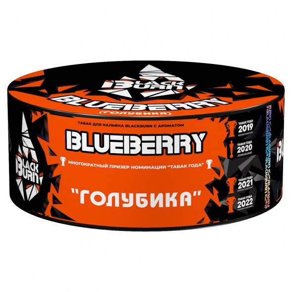 Табак BlackBurn - Blueberry (Голубика, 100 грамм) купить в Самаре