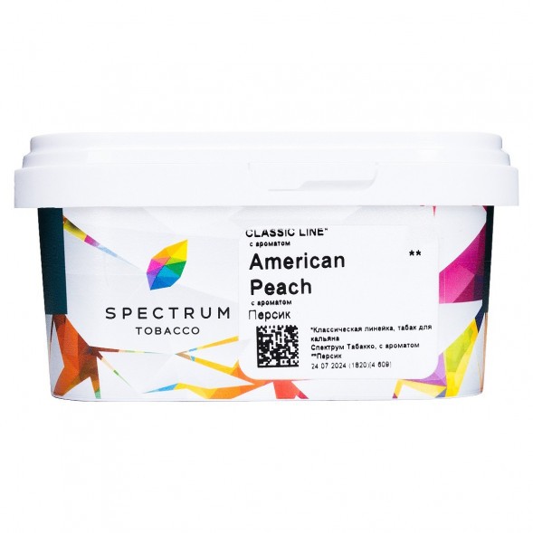Табак Spectrum - American Peach (Персик, 200 грамм) купить в Самаре