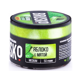 Смесь Brusko Medium - Яблоко с Мятой (50 грамм) купить в Самаре