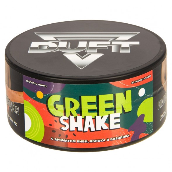 Табак Duft - Green Shake (Киви Яблоко Базилик, 80 грамм) купить в Самаре