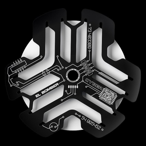 Кальян El Bomber - Sansara Cyber White (Линейка &quot;Designs&quot;, Без Колбы) купить в Самаре