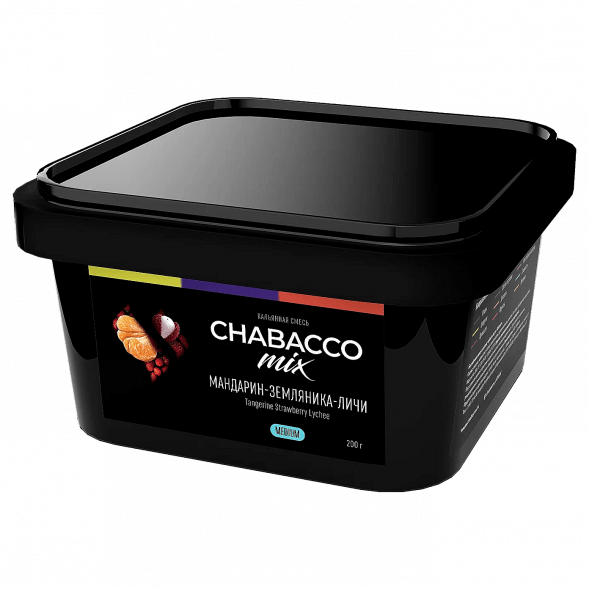 Смесь Chabacco MIX MEDIUM - Tangerine Strawberry Lychee (Мандарин, Земляника, Личи, 200 грамм) купить в Самаре