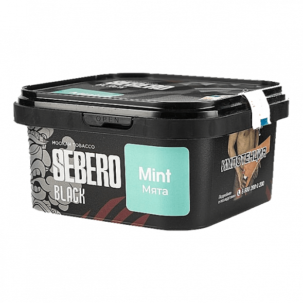 Табак Sebero Black - Mint (Мята, 200 грамм) купить в Самаре
