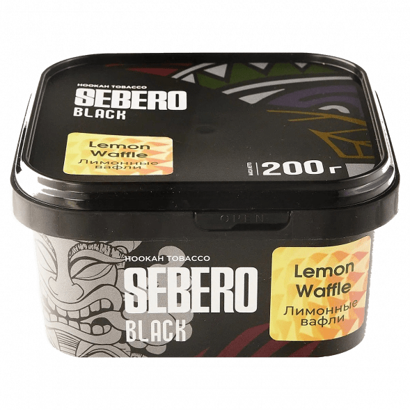 Табак Sebero Black - Lemon Waffle (Лимонные Вафли, 200 грамм) купить в Самаре
