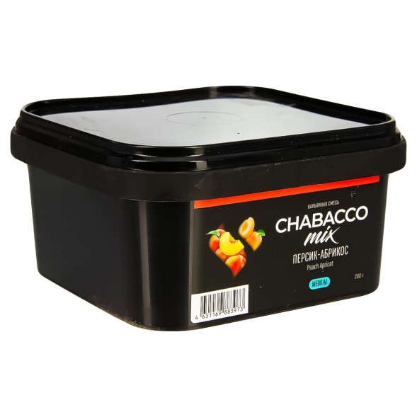 Смесь Chabacco MIX MEDIUM - Peach Apricot (Персик - Абрикос, 200 грамм) купить в Самаре
