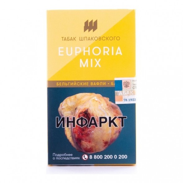 Табак Шпаковский - Euphoria Mix  (Бельгийский Вафли Банан, 40 грамм) купить в Самаре