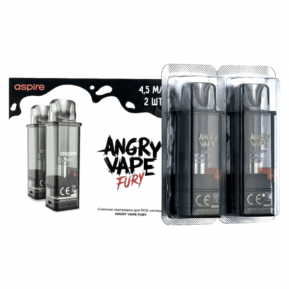 Сменный картридж Brusko - Angry Vape Fury (0.8 Ом, 2 шт.) купить в Самаре