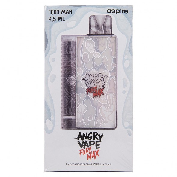 Электронная сигарета Brusko - Angry Vape Fury Max (Белый) купить в Самаре