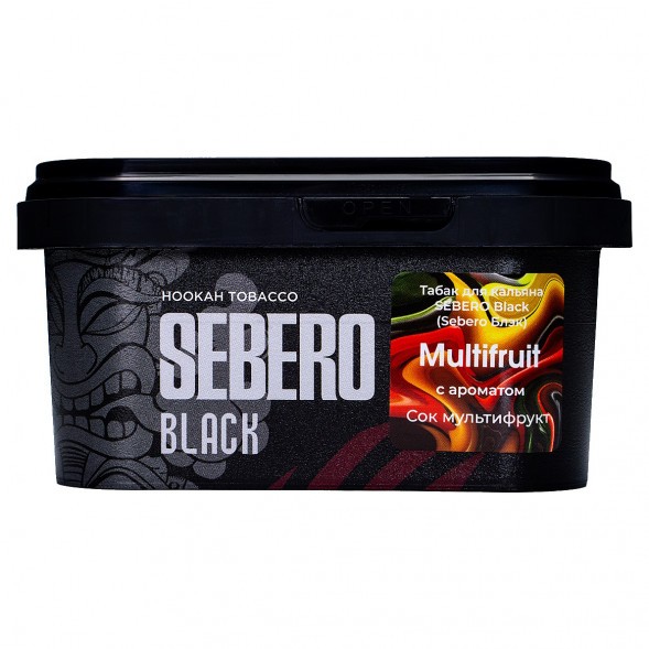 Табак Sebero Black - Multifruit (Сок Мультифрукт, 200 грамм) купить в Самаре