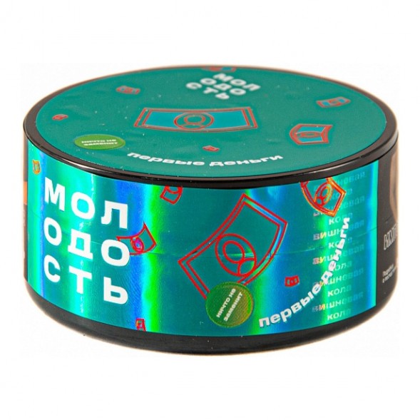Табак Молодость - Первые Деньги (Вишнёвая Кола, 25 грамм) купить в Самаре
