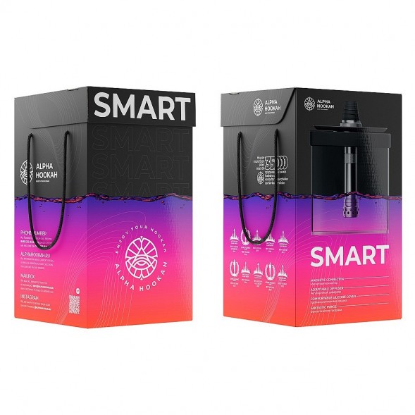 Кальян Alpha Hookah - SMART EXZO Tribal (Black) купить в Самаре