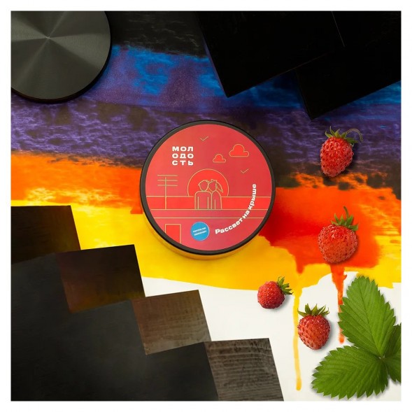 Табак Молодость - Рассвет на Крыше (Земляника, 100 грамм) купить в Самаре