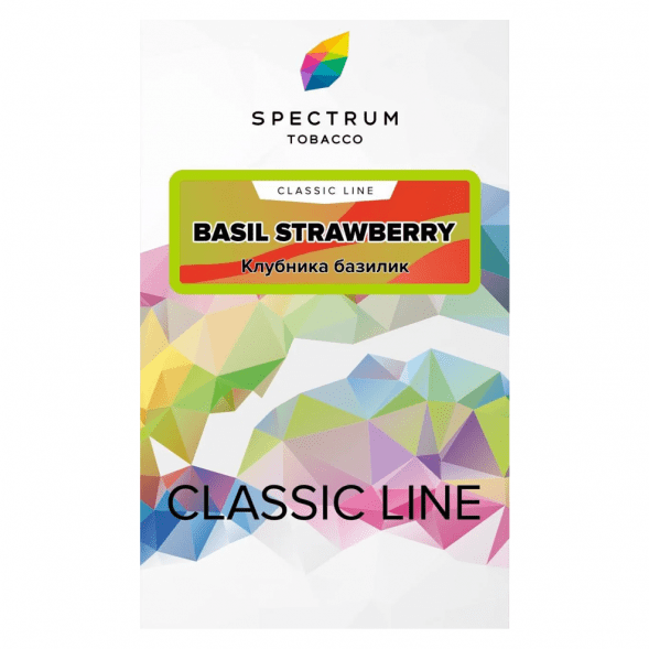 Табак Spectrum - Basil Strawberry (Клубника Базилик, 25 грамм) купить в Самаре