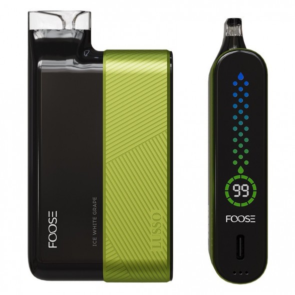 FOOSE LUSSO - Ледяной Белый Виноград (Ice White Grape, 10000 затяжек) купить в Самаре