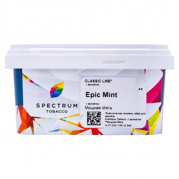 Табак Spectrum - Epic Mint (Мощная Мята, 200 грамм) купить в Самаре