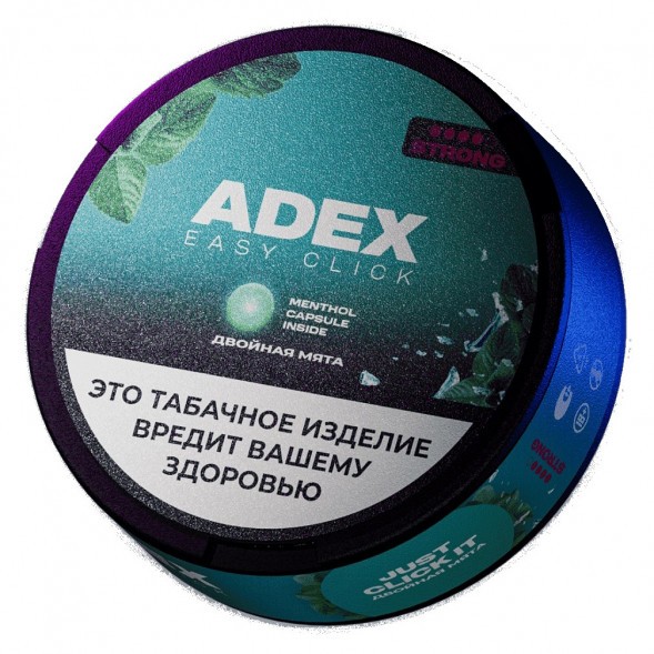 Табак жевательный ADEX ULTRA STRONG WIDE Click - Двойная Мята купить в Самаре