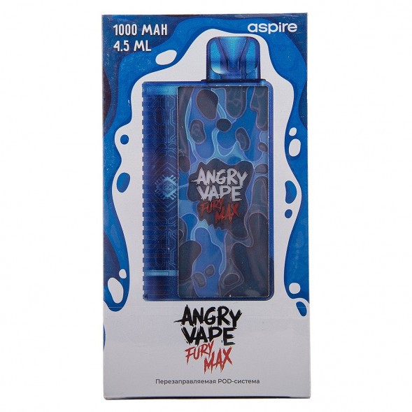 Электронная сигарета Brusko - Angry Vape Fury Max (Синий) купить в Самаре