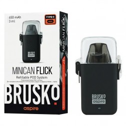 Электронная сигарета Brusko - Minican Flick (Чёрный)