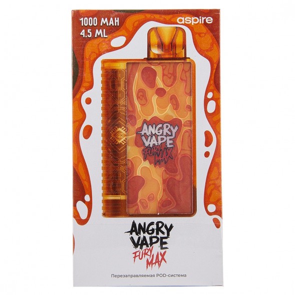 Электронная сигарета Brusko - Angry Vape Fury Max (Оранжевый) купить в Самаре