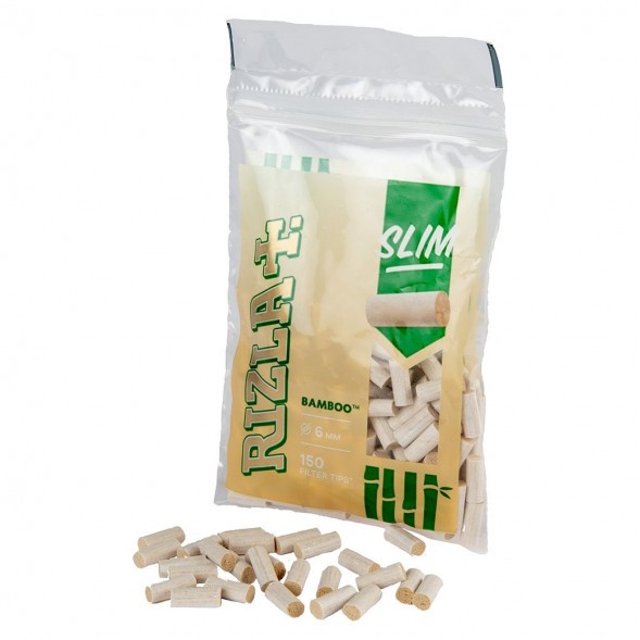 Фильтры для самокруток Rizla+ - Slim Bamboo (150 штук, 15x6 мм) купить в Самаре