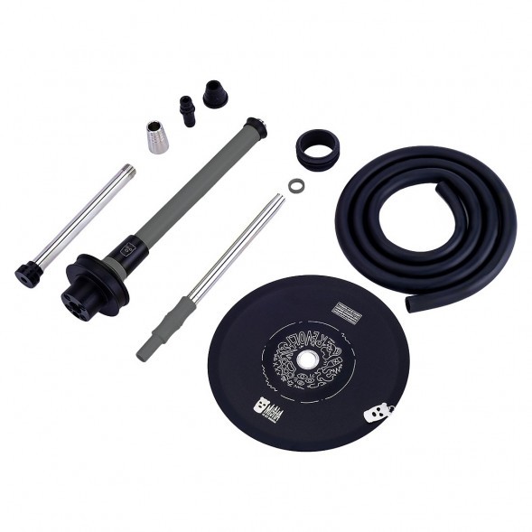 Кальян MISHA Rebel - Revolt Nardo Grey (Серый, Без Колбы) купить в Самаре