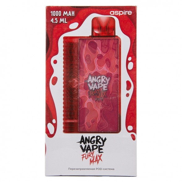 Электронная сигарета Brusko - Angry Vape Fury Max (Красный) купить в Самаре