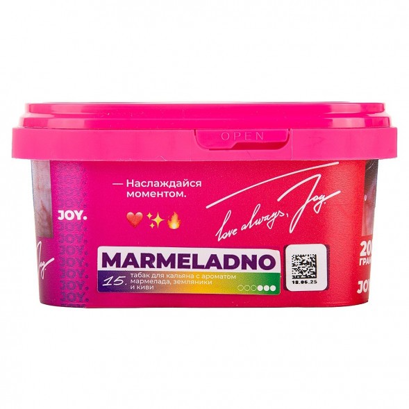 Табак Joy - Marmeladno (Мармелад, Земляника и Киви, 200 грамм) купить в Самаре