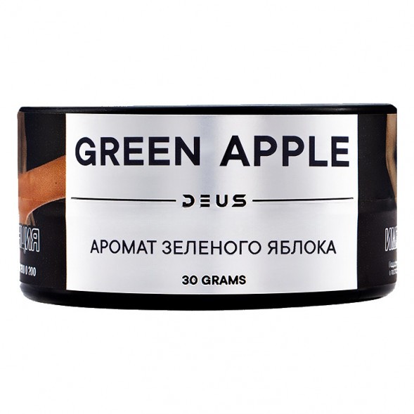 Табак Deus - Green Apple (Зелёное Яблоко, 30 грамм) купить в Самаре